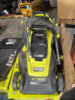 RYOBI18V 16 in. Cordless Battery Walk Behind Push Lawn Mower - Image 2