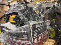 Murray21 in. 140 cc Briggs and Stratton Walk Behind Gas Push Lawn Mower with Height Adjustment - Image 4