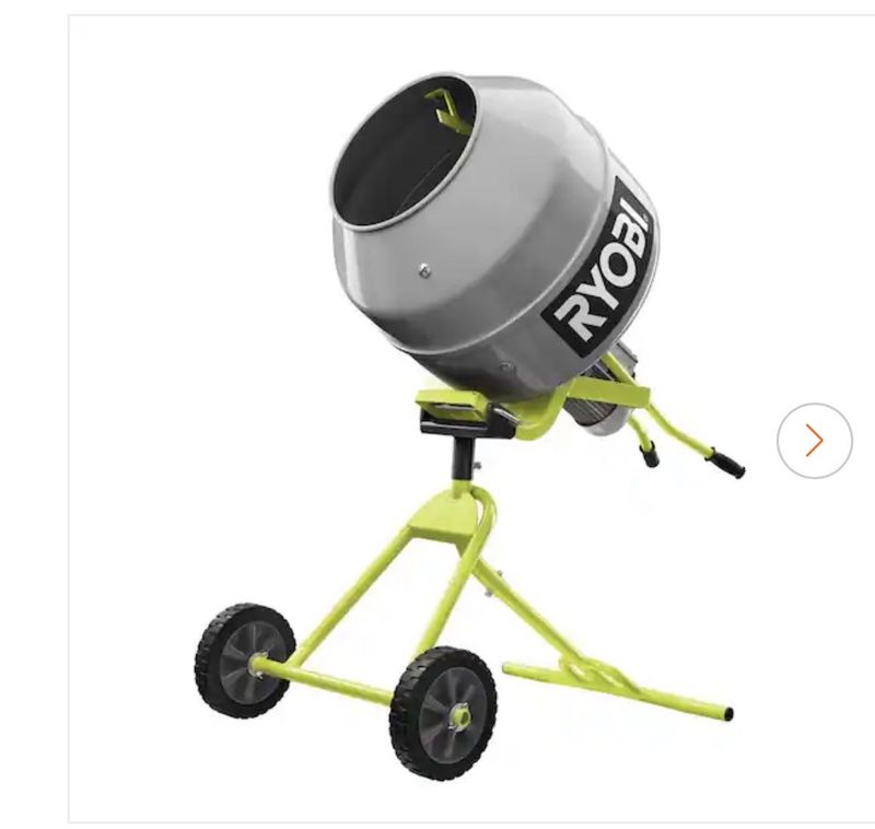 RYOBI5.0 cu. ft. Portable Corded Concrete Mixer - Image 1