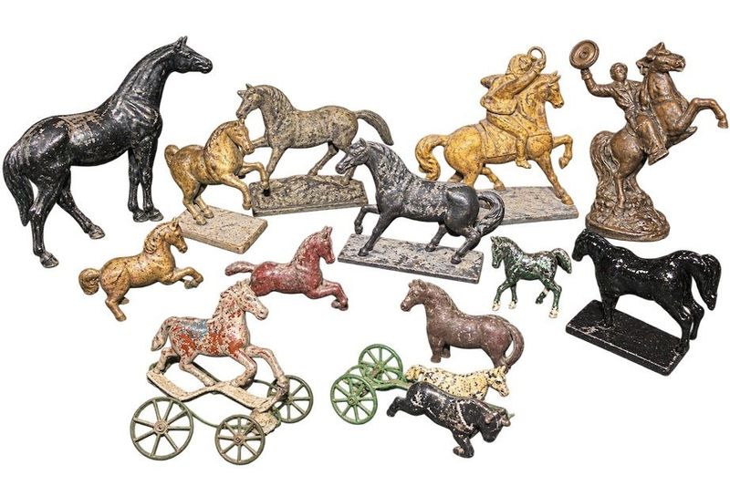 Metal Horse Figures