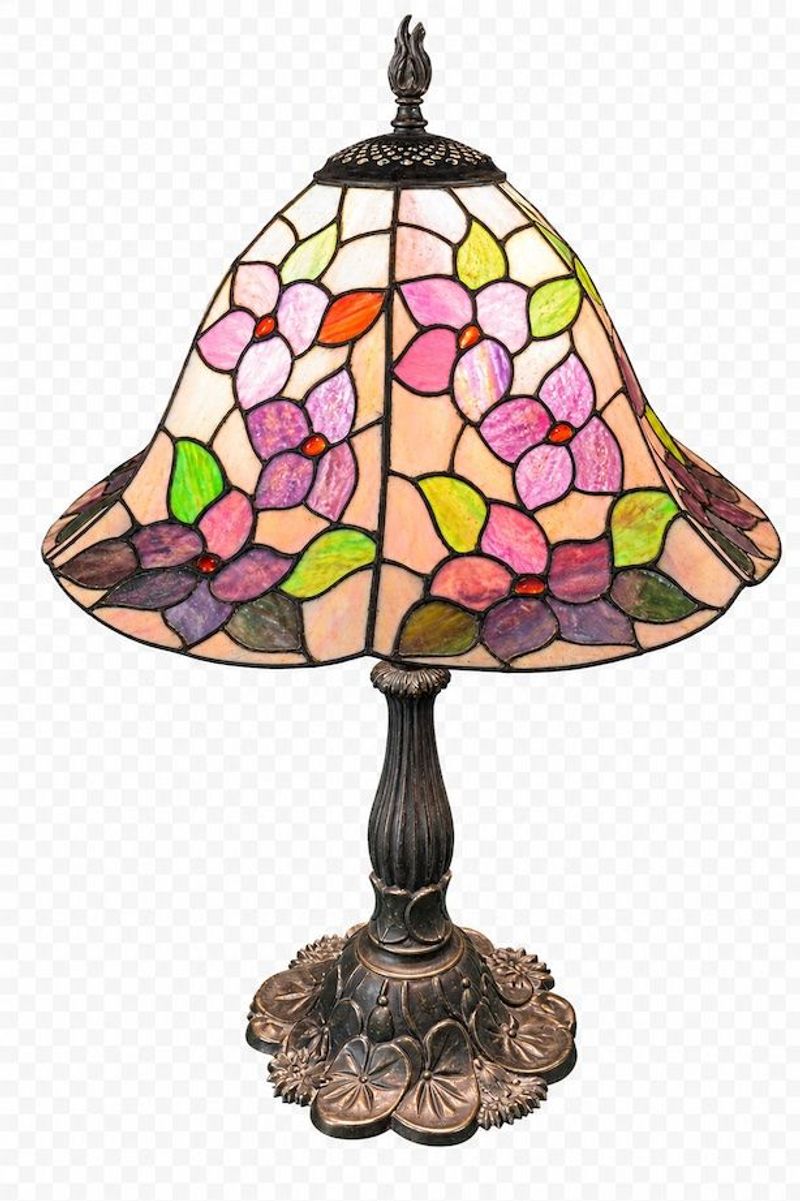 Tiffany Style Leaded Glass Lamp