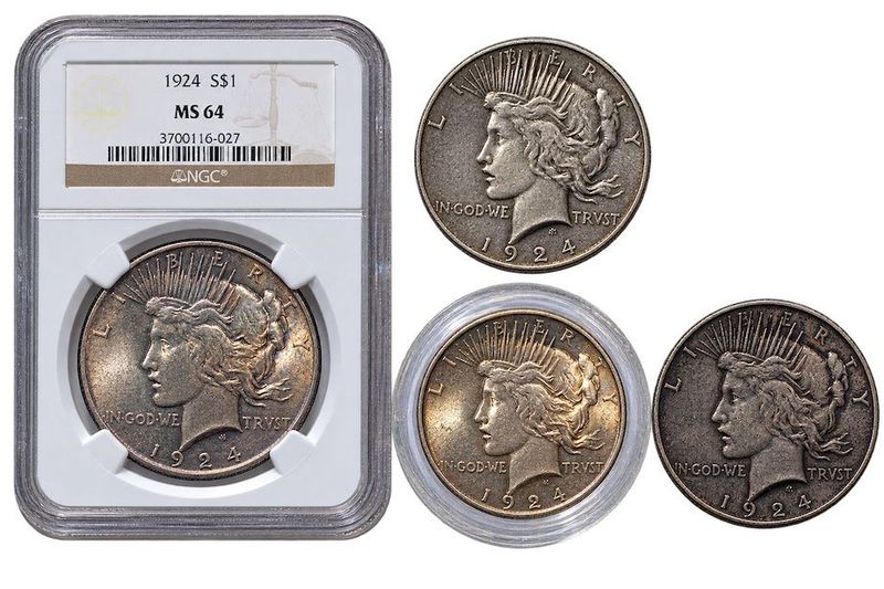 Peace Dollars Including (2)  1924, 1925, 1926  - Image 1