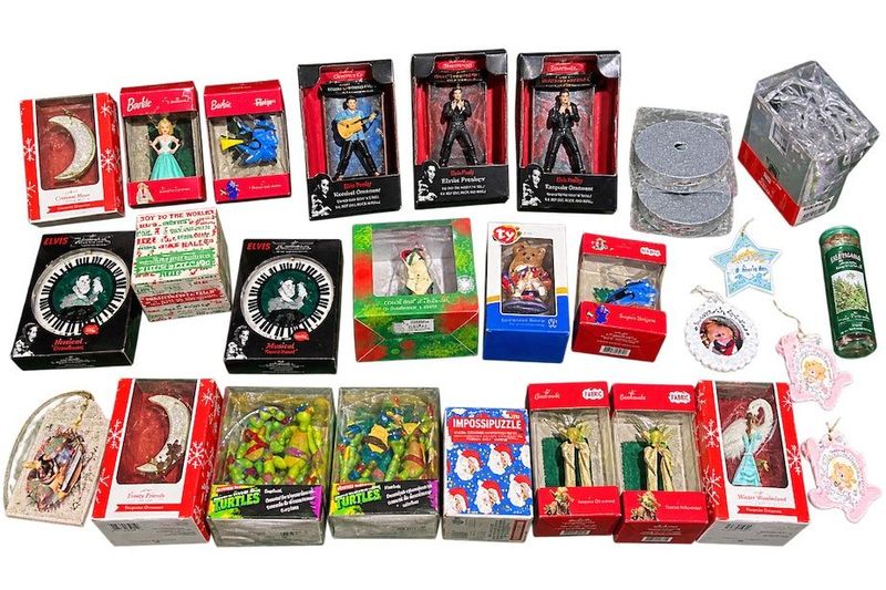 Christmas Tree Ornaments - Elvis And More