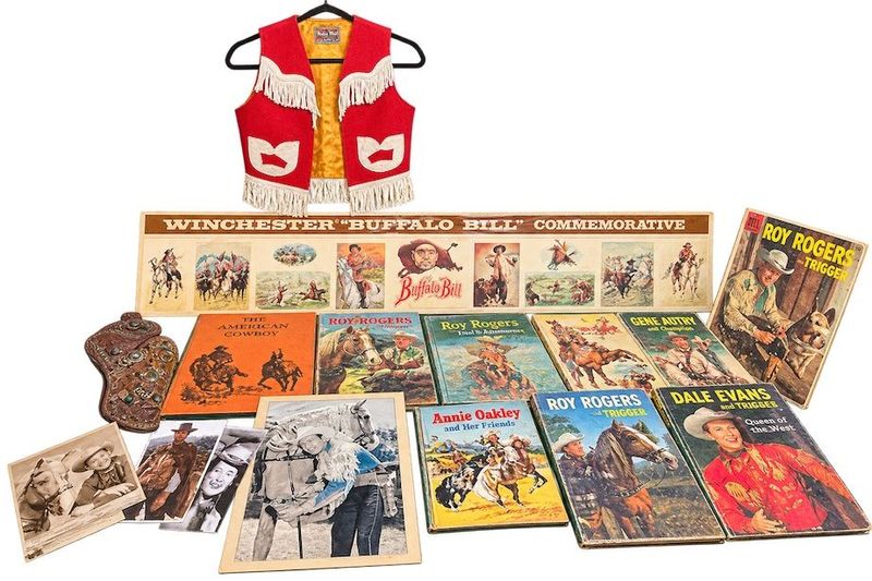 Western Lot Includes Roy Rogers, Annie Oakley, Gene Autry, And Buffalo Bill