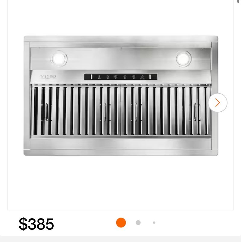 VIKIO30 in. 680 CFM Convertible Ducted to Ductless Insert Range Hood in Stainless Steel with Washable Filters and Easy Clean