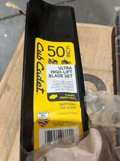 Cub CadetOriginal Equipment High Lift Blade Set for Select 50 in. Riding Lawn Mowers with S-Shape Center OE# 742-05094, 742P05094 - Image 3