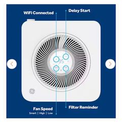 GE25 pt. for Damp Rooms Up to 2500 sq. ft. Residential Dehumidifier with Bucket in. White, ENERGY STAR - Image 3