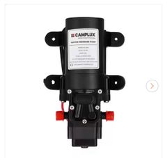 CAMPLUX12V DC Water Pressure Diaphragm Pump 1.2 GPM 35 PSI, Self-Priming - Image 1