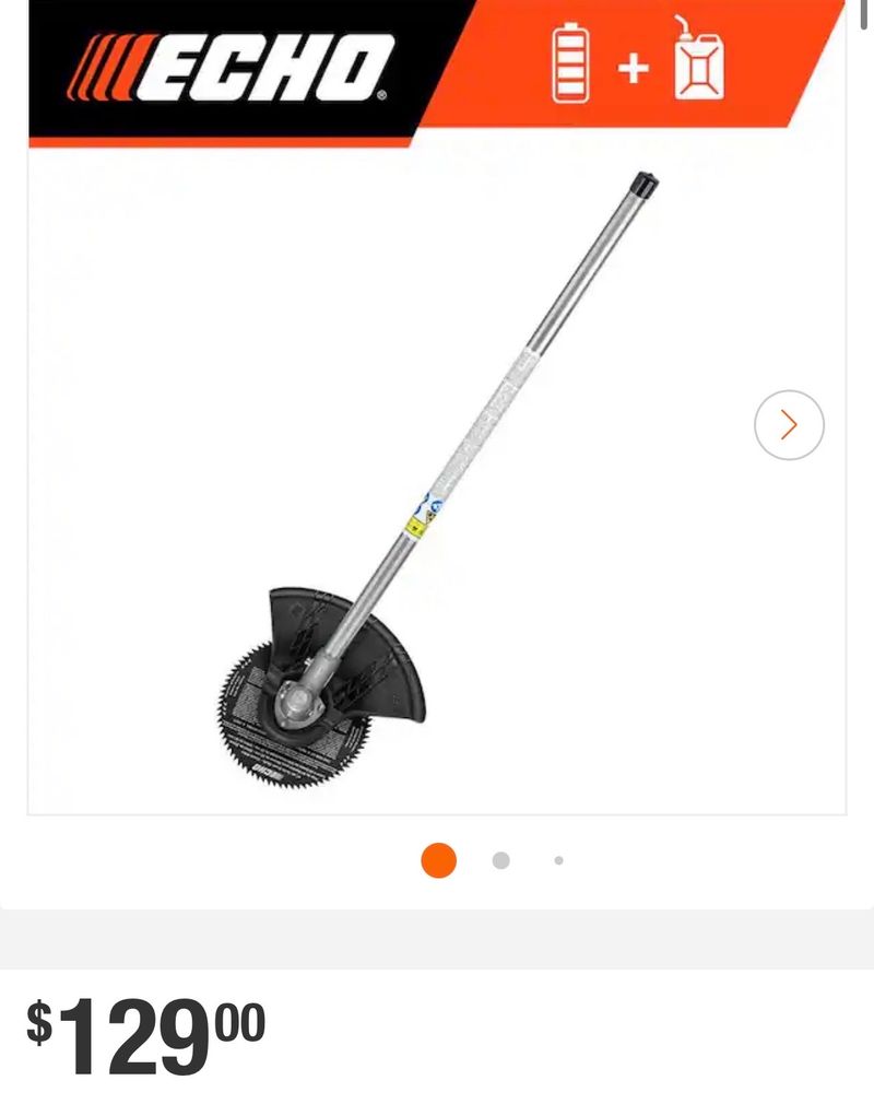 ECHOBrushcutter Trimmer Attachment with 8 in. 80-Tooth Blade for ECHO Gas or Battery Pro Attachment Series - Image 1