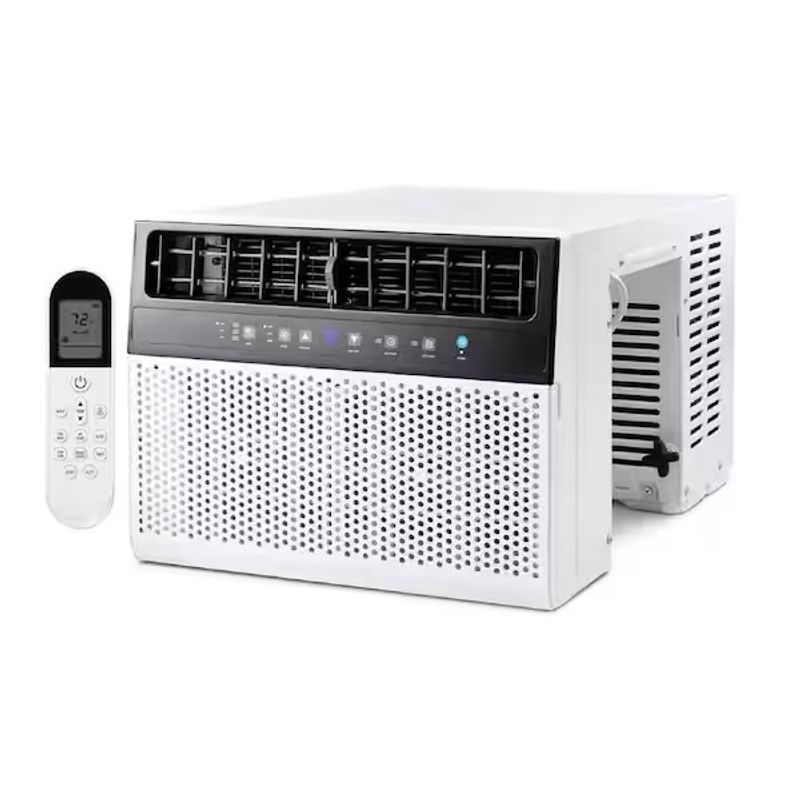 Electactic 12,000 BTU (8,100 BTU DOE) 120-Volt Window Air Conditioner up to 550 sq. ft. Through the Wall AC w/Dehumidifier White