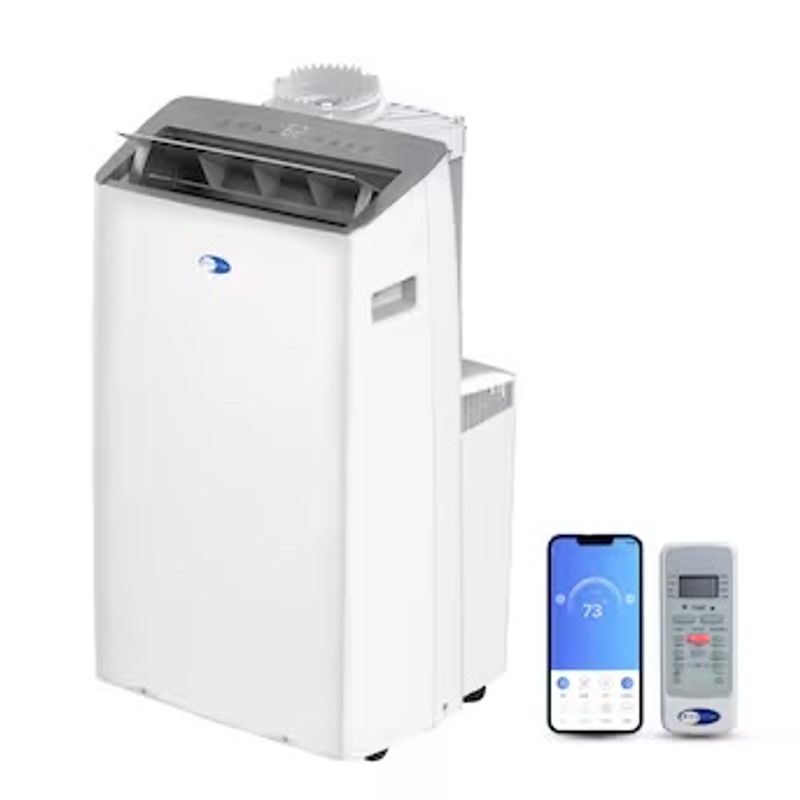 Whynter ARC-1230WN 14000 BTU (12000 BTU SACC) NEX Inverter Dual Hose Portable Air Conditioner with Smart Wi-Fi covering up to 600 sq ft