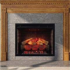 28 in. Smart Electric Fireplace Insert Heater - Image 3