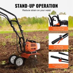 43CC 2-Stroke Garden Cultivator - Image 3