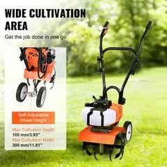 43CC 2-Stroke Garden Cultivator - Image 4