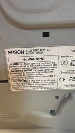 EPSON LCD Projector Model H565A - Image 2