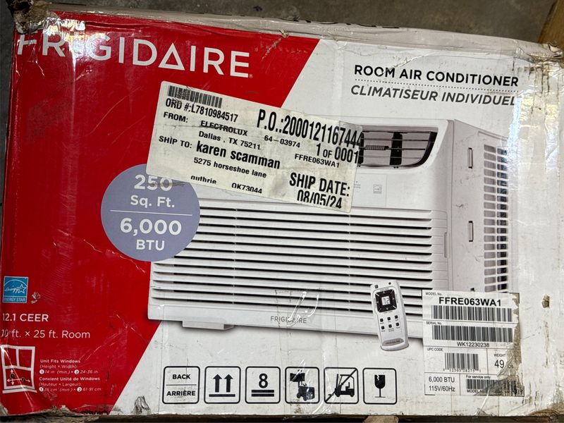 6000 BTU 115 V Window Air Conditioner - Image 1