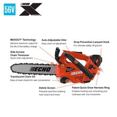 12 in. 56V Battery Top Handle Chainsaw - Image 3
