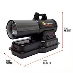 80,000 BTU Kerosene/Diesel Space Heater - Image 4