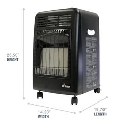 18000 BTU Portable Cabinet Propane Heater - Image 3