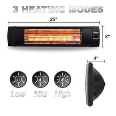 120-volt Electric Outdoor Patio Heater - Image 3