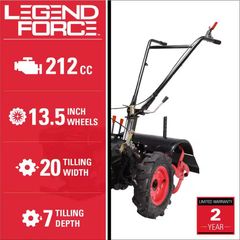 20 in. 212 cc Gas Rear Tine Tiller - Image 2