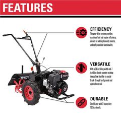 20 in. 212 cc Gas Rear Tine Tiller - Image 4