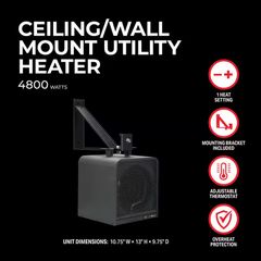 4,800W 240V Electric Garage Heater - Image 3