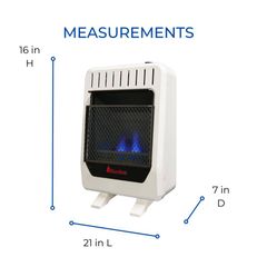 10,000 BTU Ventless Blue Flame Heater - Image 4