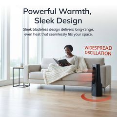 1500W 28 in. Oscillating Ceramic Space Heater - Image 3