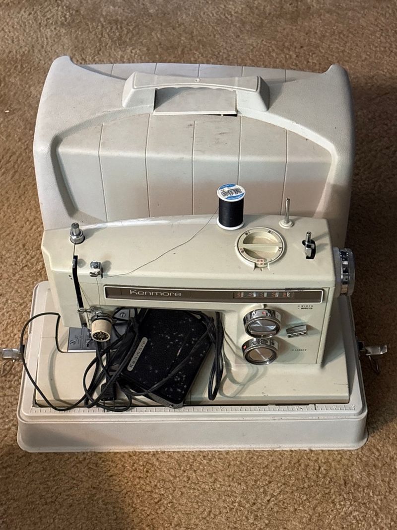 Kenmore Heavy Duty Electric Sewing Machine with Hard Case Pedal - Image 1
