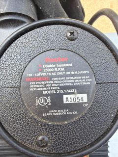 Craftsman 1.5 HP Router 315.174321 Rout-A-Signer Jig Dremel 575 Attachment - Image 3