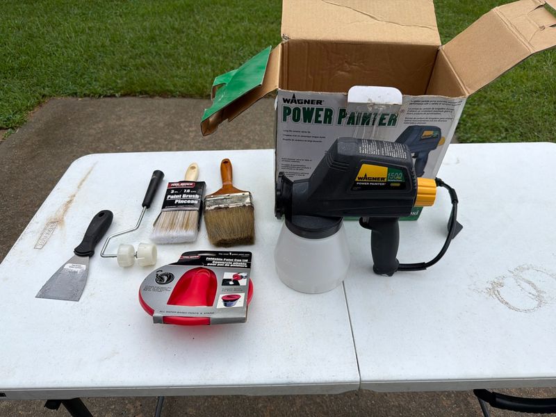 Wagner Power Painter 1500 PSI Electric Paint Sprayer and Accessories - Image 1