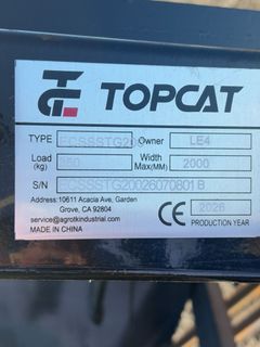 2026 TopCat Skid Steer Stump Grinder - Image 5