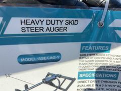 Heavy Duty Skid Steer Auger SSECAG-Y - Image 4