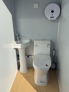 Double Person Mobile Toilet With Forklift Pockets - Image 7