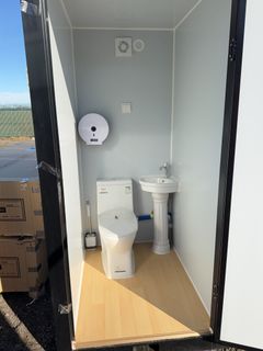 Double Person Mobile Toilet With Forklift Pockets - Image 8