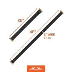 CargoSmart 28 in. to 48 in. W x 3/4 in. L Adjustable Track E-Track and X-Track Bungee Cord - 2 pk - Image 3