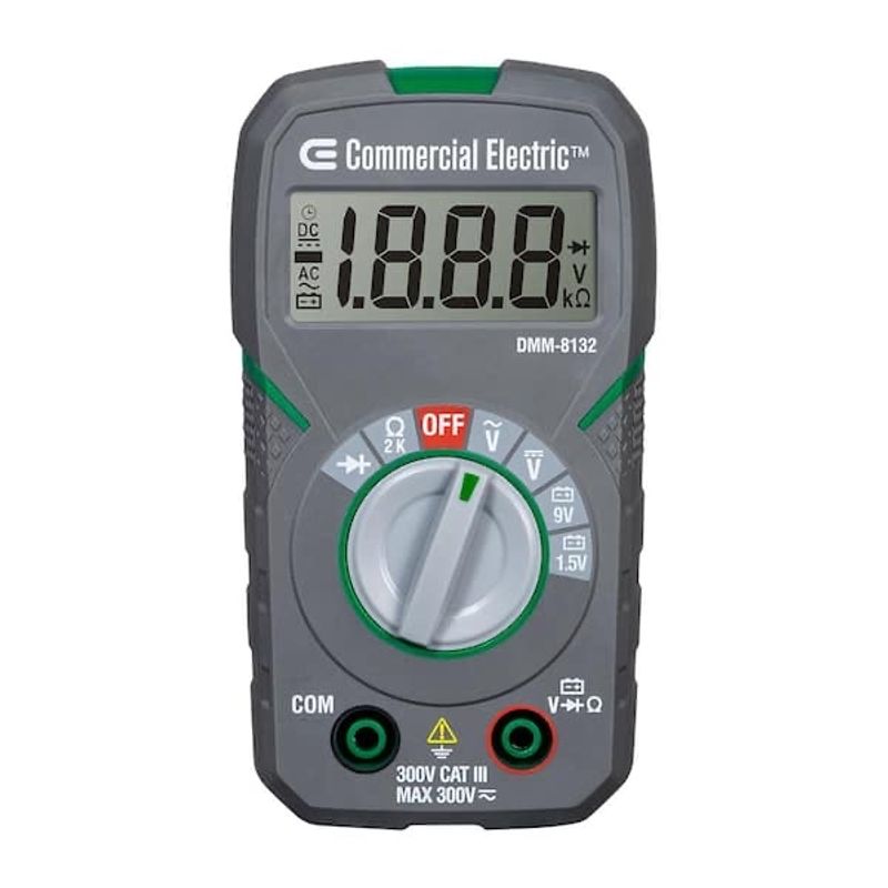 Commercial ElectricPocket Size True RMS Digital Multi-Meter - Image 1