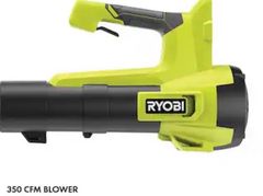 RYOBIONE+ 18V 100 MPH 350 CFM Cordless Battery Variable Speed Jet Fan Leaf Blower (Tool only) - Image 1