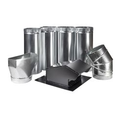 Master Flow 7 in. Appliance Vent Kit - Roof AVR7 - Image 1
