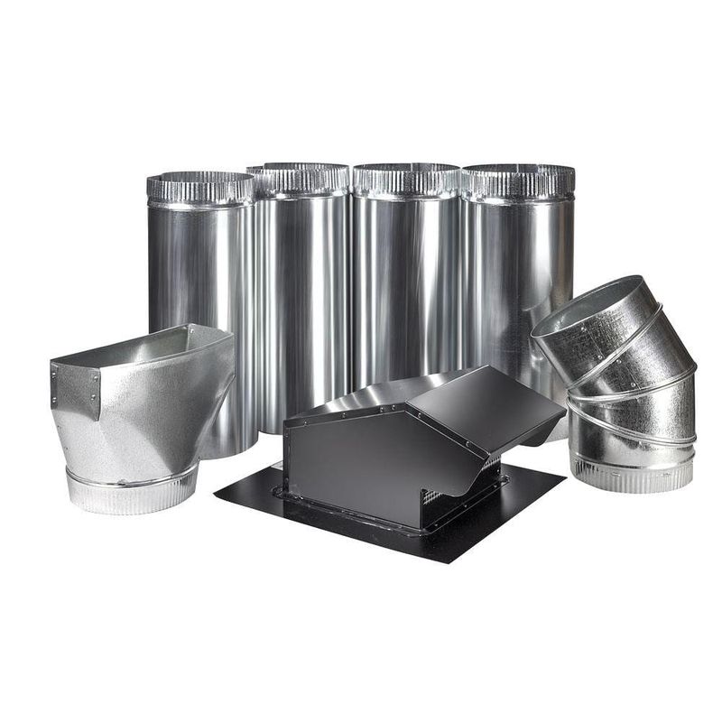 Master Flow 7 in. Appliance Vent Kit - Roof AVR7 - Image 1