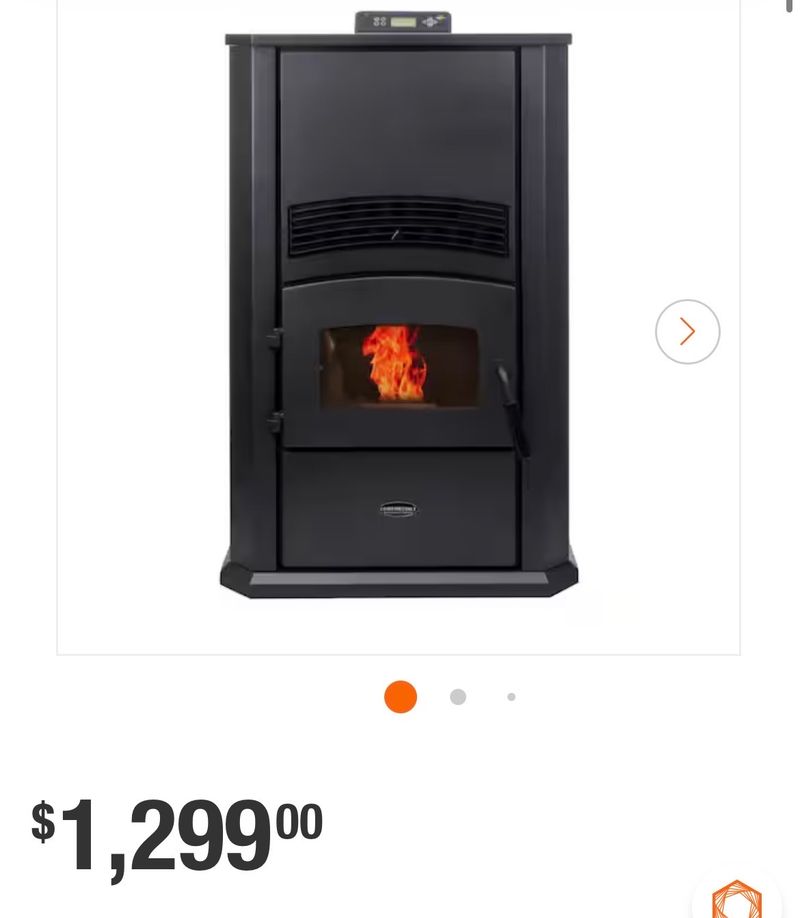 ComfortBilt 2,800 sq. ft. Pellet Stove with a 120 lbs. Hopper in Black HP42-ALPINE - Image 1