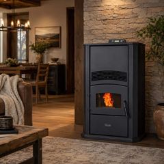 ComfortBilt 2,800 sq. ft. Pellet Stove with a 120 lbs. Hopper in Black HP42-ALPINE - Image 5