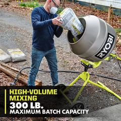 RYOBI 5.0 cu. ft. Portable Corded Concrete Mixer RMX001 - Image 4