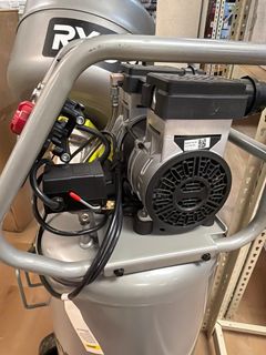 Husky 27 Gal.165 PSI Vertical Electric Oil-Free Quiet Auto/Workshop Air Compressor with Dual Gauges and 2-Quick Couplers 3332741 - Image 6