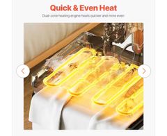VEVORHeat Press 5 in 1 Heat Press Machine 12x15 Clamshell Sublimation Transfer Printer 900W Vinyl Heat Press - Image 3