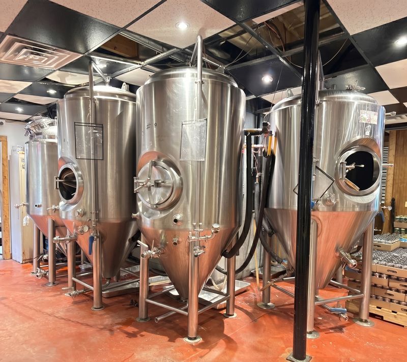 Berkeley Springs Brewing Company (BSBC) Liquidate Two Location Brewery : Canning Brewhouse Tanks Taproom & Restaurant. Berkeley Springs WV banner
