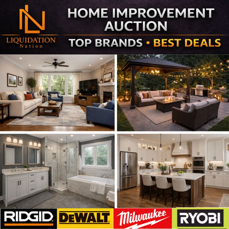Liquidation Nation Weekly Online Retail Return Auction Located In Virginia Beach, VA banner