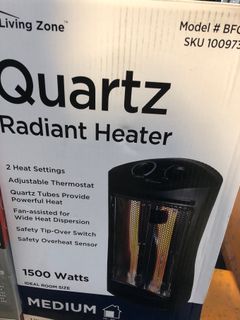 1500-Watt Electric Infrared Space Heater - Image 2