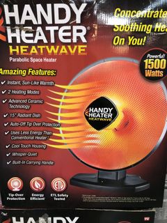 1500W 18.5 in. Electric Parabolic Space Heater - Image 5